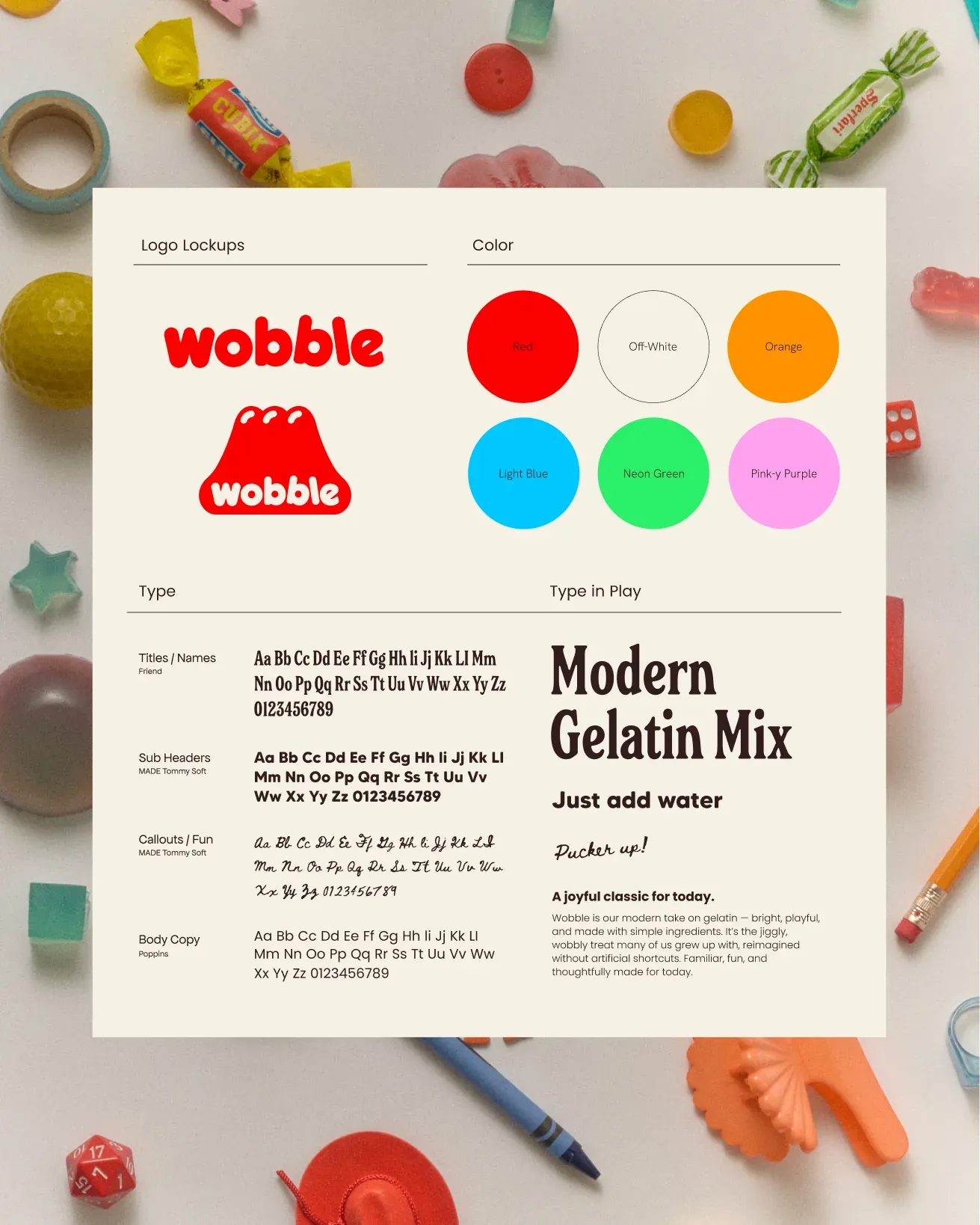Wobble brand guide: logos, colors and type