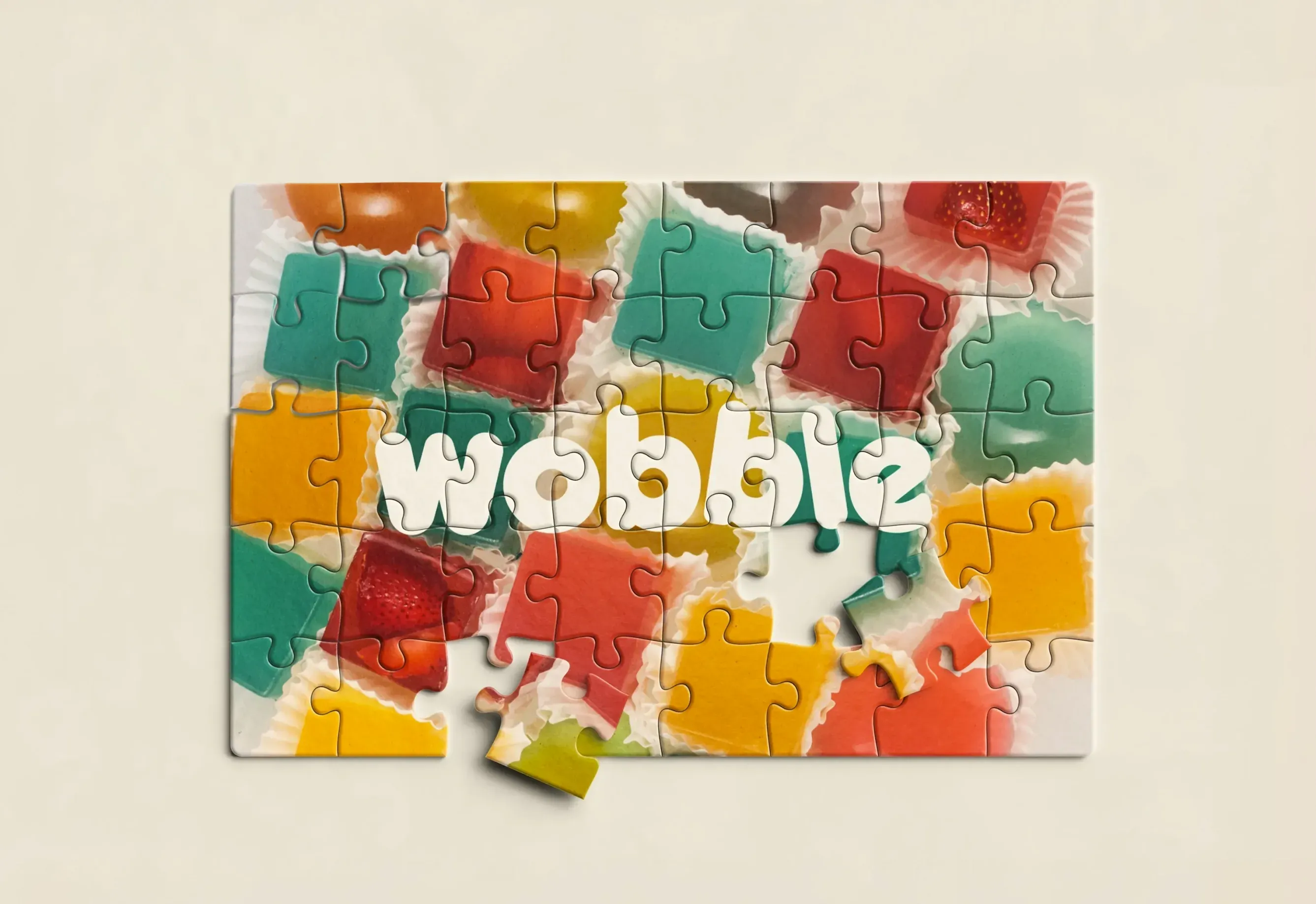 Wobble jigsaw puzzle